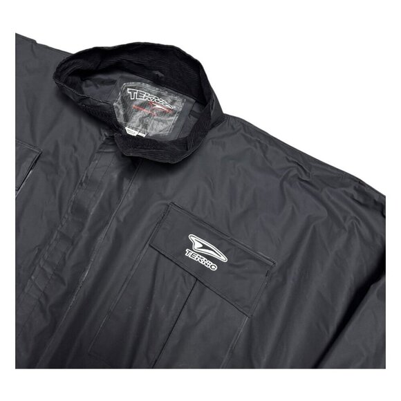 TEKNIC Waterproof Rain Outdoor Motorcycle Biker Riding Jacket Mens Large - Picture 3 of 6